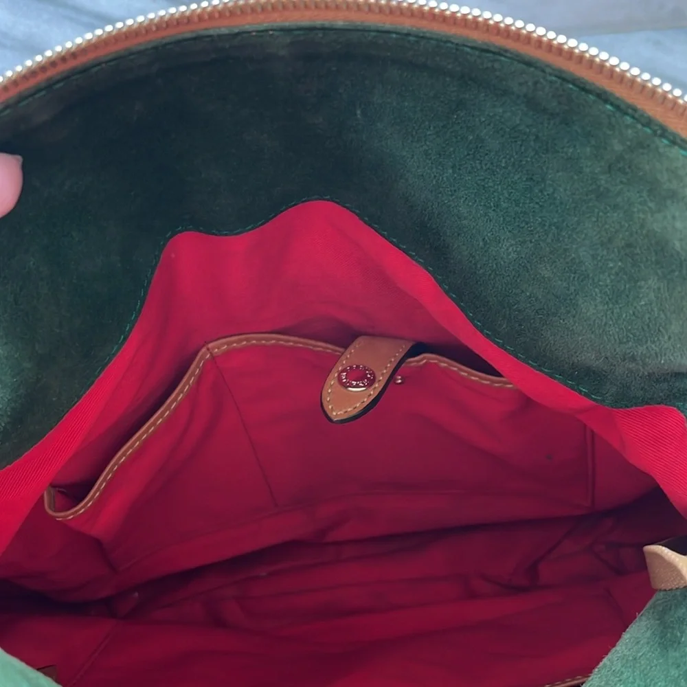 Dooney & Bourke Tan Leather Shoulder Bag GUC - Picture 12 of 16